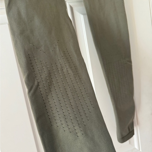 Gymshark Sweat Seamless leggings and longline bra top SET size S Dusty Olive - Picture 5 of 11